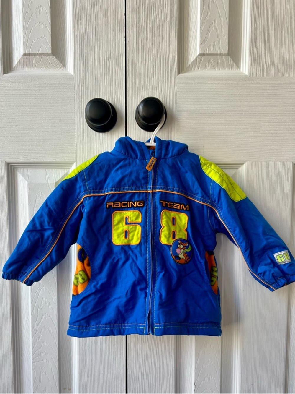 Tigger Racing Team Jacket Toddler Size 24 Months